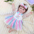 TDDS9 4 Sets 20-22 Inch 9 Doll Clothes and Accessories for Dolls, Pcs Clothes Dresses Outfits Including Dress