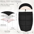 yarboofo Winter Warm Bunting Bags Universal, Baby Stoller Sleep Bag Cold Weather, Waterproof Toddler Footmuff