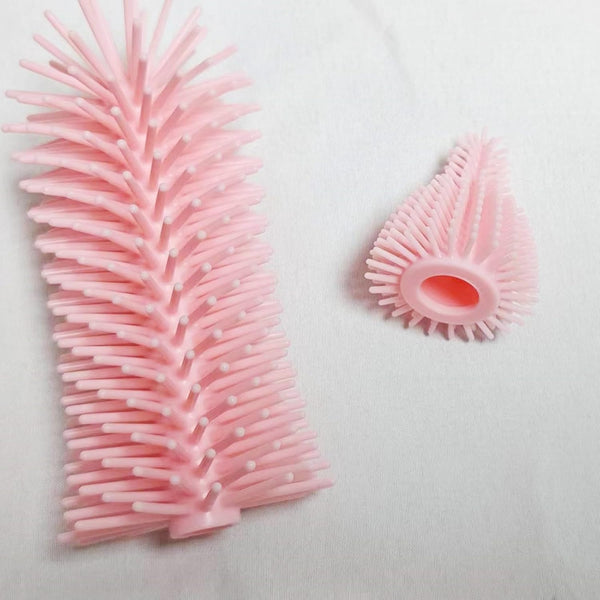 soarup90000 2 Pack Baby Bottle Cleaner Replacement Heads, for Bottle Brush and Nipple