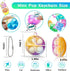 ONKULL 90 Pack 4-8,8-12 Pop Fidget Keychain ,Mini Fidget Toys Bulk ,Sensory Toys for Kids ,Party Favors for Kids Year