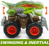 3-5 5-7, 4-7 Oriate Friction Powered ATV Dinosaur Monster Truck Toys, Push and Go Toy Cars Velociraptor Dinosaurs Stunt