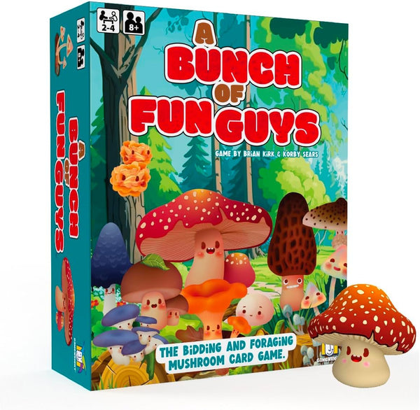 Gamewright - A Bunch of Fun Guys - Strategic Mushroom Foraging Card