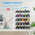 AAiphuwew 25 5 Acrylic Monster Trucks Display Case - Holds Up to Car Collectibles, Clear Tiers Toy Truck Cars Display