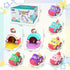 seveclotree 1 Toys,1st 1 2 Toys for Year Old Girls,Baby Cartoon Car Toys with Shooting Car Station,Toddler Girl