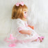 16 Inch Set 3+ ENADOLL Realistic Reborn Baby Doll, Lifelike Newborn Baby Dolls Girl with Blond Hair Silicone Vinyl