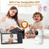 HelloBaby 5.5'' 1080P 1000ft 4000mAh HD Video Baby Monitor with Camera | No WiFi, Hack-Proof Security & Range | Remote