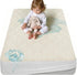 Organic Crib Mattress Protector - Top&Side Waterproof, 100% Waterproof Crib Mattress Protector,