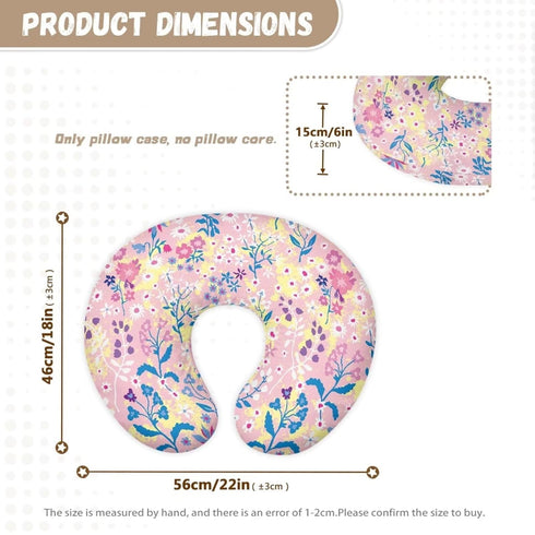 Kathyboom Daisy Nursing Pillow Cover, Ultra Soft Breastfeeding Pillows for Baby Boys Girls, Removable and Washable Baby