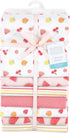 (Pack 2) Hudson Baby Unisex Baby Cotton Flannel Receiving Blankets Bundle, Fruit Salad, One Size