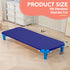 10 23"" 51"", RowinsyDD Pcs Cot Sheets for Daycare, X Blue Daycare Cot Size Sheet with Corner Elastic Loops for Child