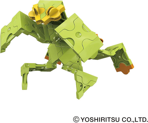 LaQ Insect World Mini Mantis | 64 Pieces | Creative, Educational Construction Toy Block | Age 5+ | Made in Japan