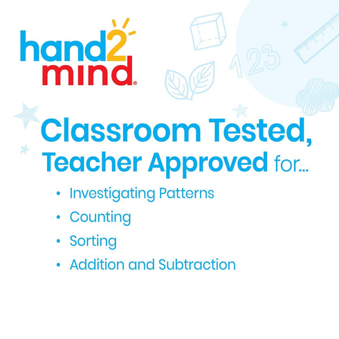 hand2mind Foam Two-Color Counters, Red and Yellow Math Manipulatives for Kids, Pack of 200