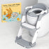 TIVONEL 3-in-1 Toddler Potty Training Toilet Seat with Ladder | Foldable Toilet Potty