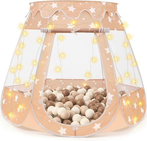 Crayline Pop Up Princess Tent with Star Light, Toys for 1 2