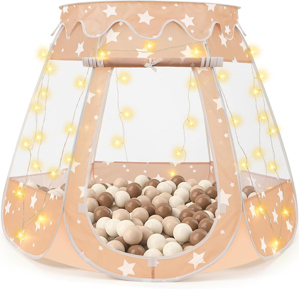 Crayline Pop Up Princess Tent with Star Light, Toys for 1 2