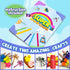 FUNZBO Arts and Crafts Supplies for Kids - Craft Kit with Art Supplies, Preschool Activities, DIY Birthday Gifts for