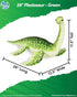 (28" Real Planet Dinosaur Plush Toy - Realistic Stuffed Animal Gift for Kids All Ages, Jurassic Plesiosaurus, Christmas
