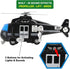 Liberty Imports Police Rescue Helicopter Friction Powered Toy Vehicle for Boys | Push and Go Chopper with Pretend Play