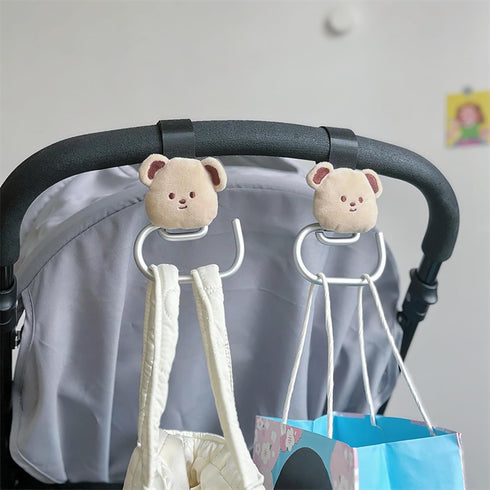 ZHENZQ Heavy Duty Pram Carabiner Hook Essential Pushchair Hook Aluminum Hook for Parents & Babysister for Travel