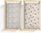 KuphiL10C 2 Pack Cute Watercolor Ducks Butterflies Flowers Floral Pattern Baby Sheets for