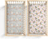 KuphiL10C 2 Pack Cute Watercolor Ducks Butterflies Flowers Floral Pattern Baby Sheets for