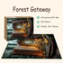 STYISHANG 500 20.47x14.96 Inches, 1:1 Puzzles for Adults Pieces, Green Book Jigsaw Puzzles - Forest Gateway, Impossible