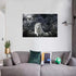 "Jigsaw Puzzle 1000 Piece Crow and White Wolf - Adult Puzzle Kids Puzzle Wooden Toy DIY Kit Home Decor"