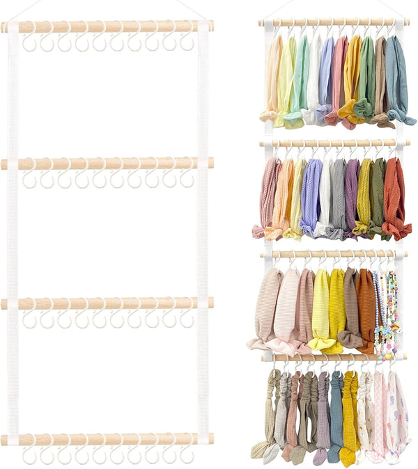 POVETIRE Headband Holder for Girls Baby Headband Organizer Head Bands Hair Accessories