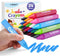 24 Colors Jumbo Crayons for Toddlers 1-3.Washable,Non-Toxic Crayon for Toddlers Ages 4-8.Easy