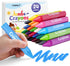 24 Colors Jumbo Crayons for Toddlers 1-3.Washable,Non-Toxic Crayon for Toddlers Ages 4-8.Easy