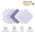 Set, 5 (6 Viviland Baby Towels and Washcloths, Soft Absorbent Pink Baby Bath Towel Elephant Hooded Towels with Infant