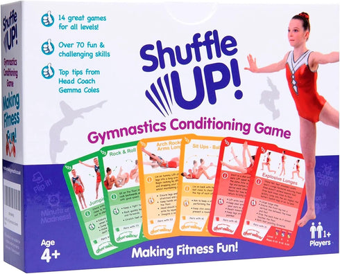 Shuffle Up Gymnastics Card Games - 70+ Fun & Active Skills Cards