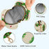 Christmas Tree Round Pacifier Storage Case with Zipper, Portable Pacifier Case for Travel, Diaper Bag & Purse, Pacifier