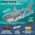 Swimming 6+ Terra by Battat Shark Radio Control Toy Electronic Water Animal for Pool & Bath Remote Controlled Fun