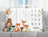 Woodland Baby Monthly Milestone Blanket, Woodland Animals Baby Growth Chart Monthly Blanket, Watch Me Grow Baby Woodland Forest Nursery for New Moms Baby Shower, includes Marker (50"x40") by Yuzioey