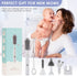 soarup90000 Set Electric Baby Bottle Brush with Electric Bottle Brush and Silicone Bottle/Nipple Brush, Long Straw