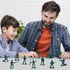 100 Pcs Army Men Action Figures, Plastic Classic Green Army Men Toys for Boys, Multiple Poses Soldier Action Figures