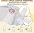 Newborn,35"x35"Universal LAT LEE AND TOWN Winter Baby Car Seat Blanket for Baby Wrap Blanket with Ruffle Hood,Winter