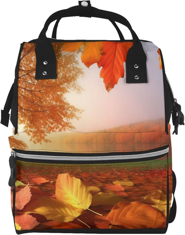 FHEDVBN Autumn Diaper Bag Backpack for Women Multifunction Waterproof Mummy Backpacks for Mom