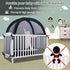 Crib Tent, Pop Up Safet Crib Net to Keep Baby from Climbing Out, Breathable & Skin-Friendly Mesh Crib Cover, Strong