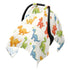 Mazeann Cartoon Colorful Dinosaurs Car Seat Cover Baby Breathable Soft Infant Carseat Covers