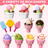 Beby Buty 80 Set 3 4 5 6 3-5 4-8 Ice Cream Toys Air Dry Clay Kit for Kids, PCS Ice Cream Shop Food Toys for Girls Years