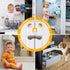 TRILINK Cabinet Locks for Babies - 10 Pack Baby Proofing Safety Locks for Cabinets, Fridge, Strong Adhesive, No Drilling