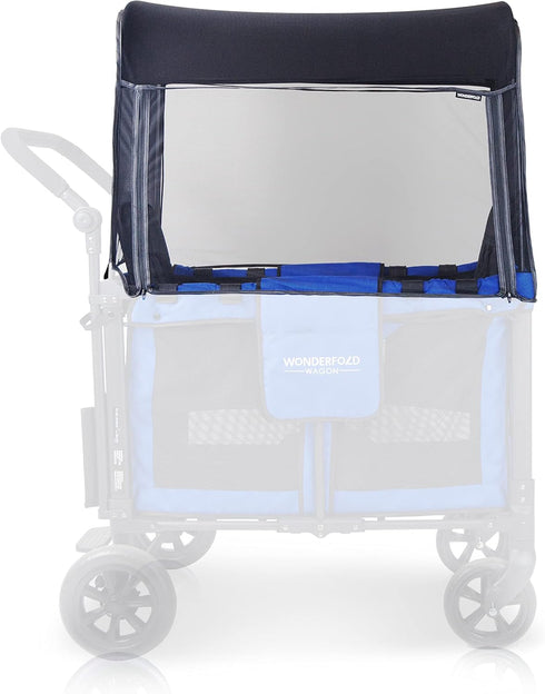 WONDERFOLD Mosquito Net for Stroller Wagon Featuring Easy Access Zippered Entrance with