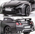 BDTCTK 1/36 Scale GTR R35 Supercar Model Toy - Zinc Alloy Die-Cast Pull Back Vehicle for Kids 4-6 Years Old (Black)