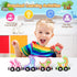 11 Magnetic Wooden Dinosaur Train Set, Montessori Educational Toys for Toddlers, Birthday Gifts for Kids