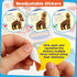 30 4-8 Funcils Paint by Sticker & Number for Kids - Color by Sticker Paint Book | Travel, Airplane, Car Activities