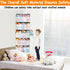 Soft Corner Shelf Toy Storage Organizer, Wall Mount Child-Friendly Organizer for Kids Bedroom with 5 Large Mesh Pockets