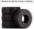 INJORA 1.0 Tires - S5 All Terrain Comp Pin Crawler Tires for TRX4M AX24 SCX24 FCX24 Upgrade Parts, 55 * 20mm