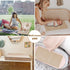 Owlowla Baby Diaper Changing Pad, Portable Changing Mat Travel Liner for Baby and Small Toddler (Beige & Brush Strokes)